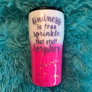 Gorgeous glitter tumbler brand new